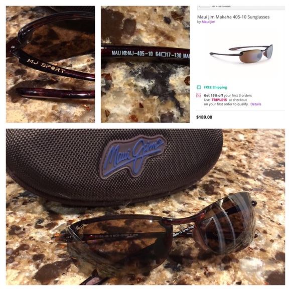 MAUI JIM SPORT SUNGLASSES - Picture 2 of 4
